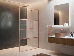 HC ART - Rectangular glass Walk in shower - Shower by NOVELLINI
