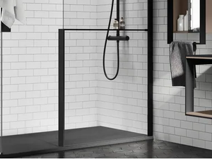 KUADRA H FRAME - Aluminium storage shelf for shower panel - Shower panel by NOVELLINI