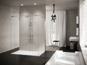 KUADRA HF - Freestanding shower panel - Shower panel by NOVELLINI