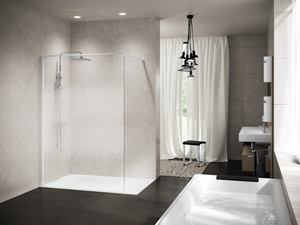 KUADRA HFA - Pivoting section for shower panel - Shower panel by NOVELLINI