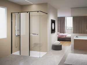 KUADRA HP - Additional panel for shower space - Shower by NOVELLINI