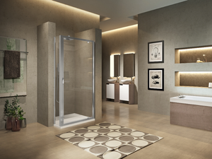 LUNES F SPECIAL 1/2/3/4/5 - Profile for niche rectangular shower cabin - Shower by NOVELLINI