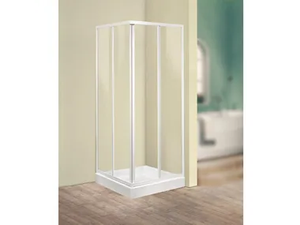 TRIS A2 - Corner shower cabin with sliding door - Door by NOVELLINI