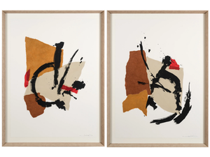 Acrópolis I & II - Paper Painting - Styling by NOVOCUADRO ART COMPANY