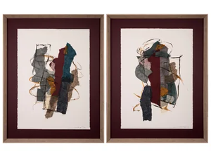 Asuan I & II - Paper Painting - Styling by NOVOCUADRO ART COMPANY