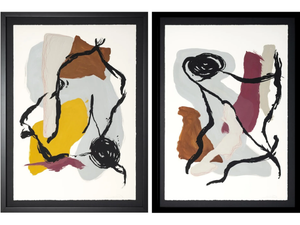 ATENAS I & II - Paper Painting - Styling by NOVOCUADRO ART COMPANY