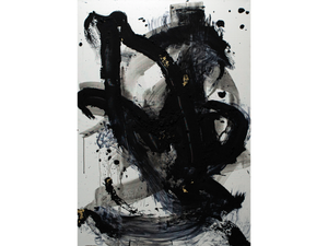 AZABACHE - Canvas Painting - Styling by NOVOCUADRO ART COMPANY