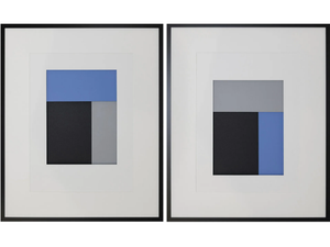 Bauhaus I & II - Paper Painting - Styling by NOVOCUADRO ART COMPANY