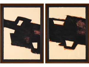 EBANO I & II - Paper Painting - Styling by NOVOCUADRO ART COMPANY