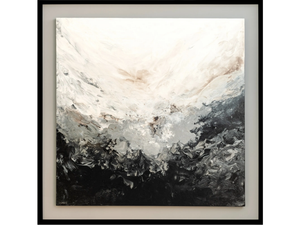 ESTROMBOLI ON SURFACE - Wooden Painting - Styling by NOVOCUADRO ART COMPANY