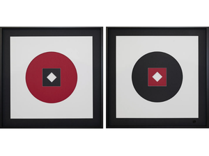 Feng Shui I & II - Paper Painting - Styling by NOVOCUADRO ART COMPANY