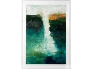 IGUAZÚ ON SURFACE - Wooden Painting - Styling by NOVOCUADRO ART COMPANY