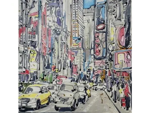 La Carrera - Canvas Painting - Styling by NOVOCUADRO ART COMPANY