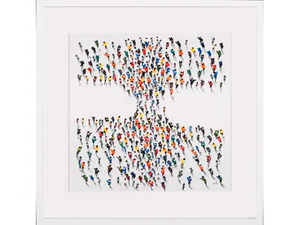 Meeting III - Wooden Painting - Styling by NOVOCUADRO ART COMPANY