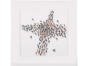 Meeting IV - Wooden Painting - Styling by NOVOCUADRO ART COMPANY