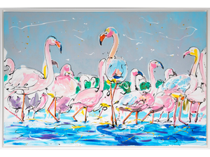 PARADISE - Canvas Painting - Styling by NOVOCUADRO ART COMPANY