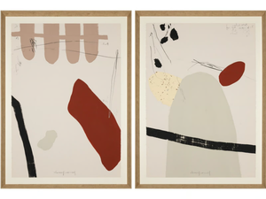 Pica I & II - Paper Painting - Styling by NOVOCUADRO ART COMPANY