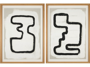 Road I & II - Paper Painting - Styling by NOVOCUADRO ART COMPANY