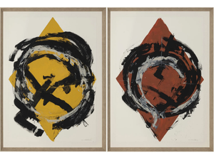 ROMBO I & II - Paper Painting - Styling by NOVOCUADRO ART COMPANY