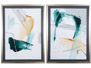 Selva I & II - Paper Painting - Styling by NOVOCUADRO ART COMPANY