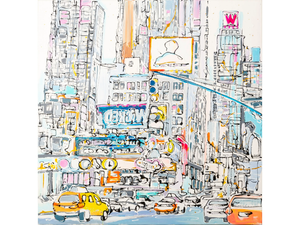 SNAPPLE TAXI - Canvas Painting - Styling by NOVOCUADRO ART COMPANY