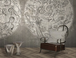 CELESTIAL VIEW - Washable glass-fibre or vinyl wallpaper - Wallpaper by N.O.W. Edizioni