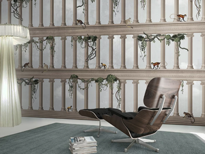 CONCRETE JOURNEY INTO THE PAST - Vinyl or fyber glass wallpaper - Wallpaper by N.O.W. Edizioni