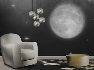 LUNAPIENA - Washable glass-fibre or vinyl wallpaper - Wallpaper by N.O.W. Edizioni