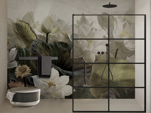 NYMPHAEE - Washable glass-fibre or vinyl wallpaper - Wallpaper by N.O.W. Edizioni