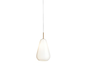 ANOLI 1 MEDIUM OPAL - Blown glass pendant lamp - Ceiling lamp by Nuura