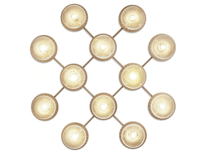 LIILA 12 OPTIC - Blown glass wall lamp / ceiling lamp - Wall lamp by Nuura
