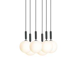 MIIRA 6 OPAL - Blown glass pendant lamp - Ceiling lamp by Nuura