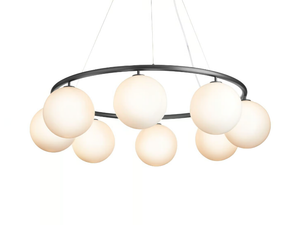 MIIRA 8 CIRCULAR OPAL - LED opal glass pendant lamp - Ceiling lamp by Nuura