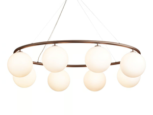 MIIRA 8 OVAL OPAL - LED opal glass pendant lamp - Ceiling lamp by Nuura