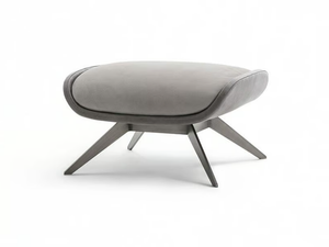 BLUES - Leather footstool - Pouf by OAK