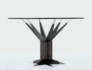 ENERGIA - Wood and glass meeting table - Table by OAK