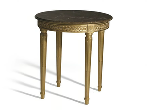 MG3146 - Louis XVI round gold leaf coffee table - Coffee table by OAK