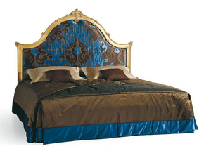MG6452 - High fabric headboard for double bed - Bed frame by OAK