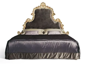 MG6502 - High fabric headboard for double bed - Bed frame by OAK