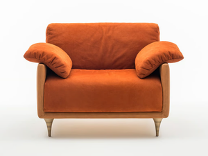 VERDI SC5050 - Nabuk armchair with armrests - Armchair by OAK