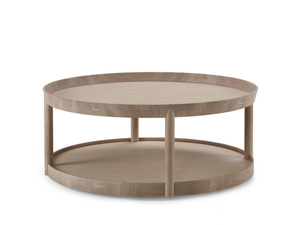 ARCHIPELAGO - Low round wooden coffee table - Coffee table by Offecct