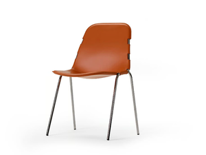 BIKE - Stackable leather chair - Chair by Offecct