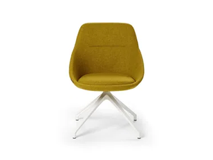 EZY LOW - Trestle-based fabric chair - Chair by Offecct