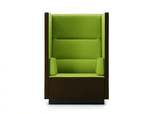 FLOAT HIGH LARGE - Fabric armchair high-back - Armchair by Offecct