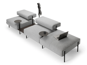 LUCY - 3 seater sectional fabric sofa - Sofa by Offecct