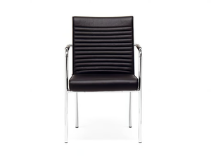 QUILT - Leather chair with armrests - Chair by Offecct