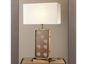 DOMINO - Wooden table lamp - Table lamp by OFFICINACIANI
