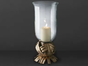 EFFIGE - Glass and iron candle holder - Styling by OFFICINACIANI
