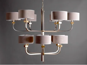 JACKIE - Brass chandelier - Ceiling lamp by OFFICINACIANI