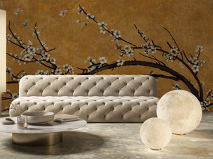 GOLDEN BLOSSOM - Indoor Kerlite® wall tiles - Wall tile-stone-brick by Officinarkitettura®